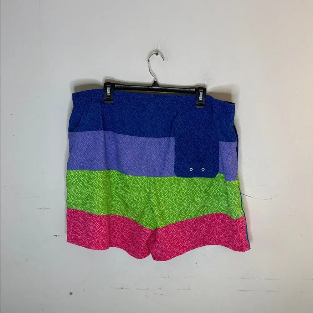 Vineyard Vines Color Block Mesh Lined Swim Shorts Size 2XL